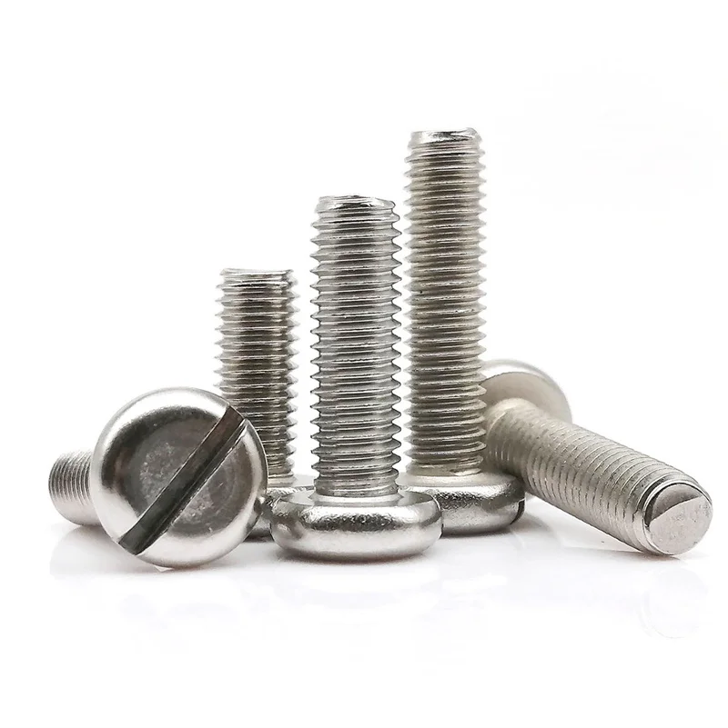 304 Stainless Steel DIN84 ISO1207 Slotted Cheese Head Screw - Image 4