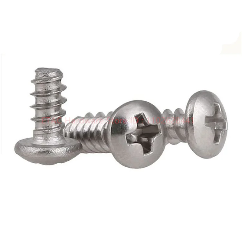 304 Stainless Steel Cross Phillips Cutting Tail Self Tapping PB Screws - Image 4