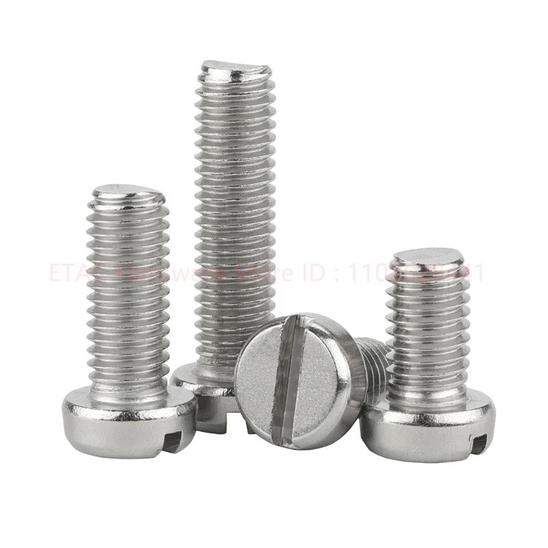 GB67 304 Stainless Steel Slotted Screw - Image 2