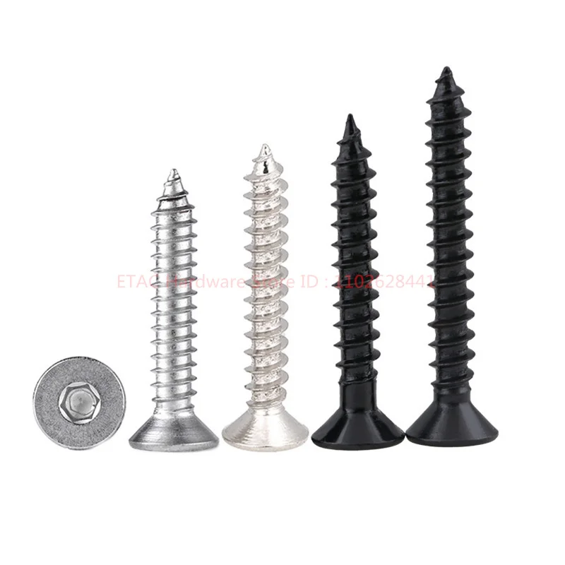 Allen Hex Socket Flat Countersunk Self Tapping Screw - Image 2