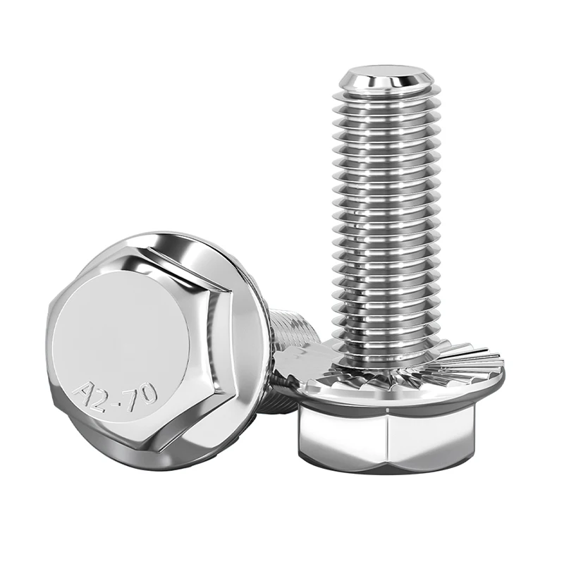 GB5789 304 Stainless Steel Concave Hexagonal Flange Bolt - Image 7