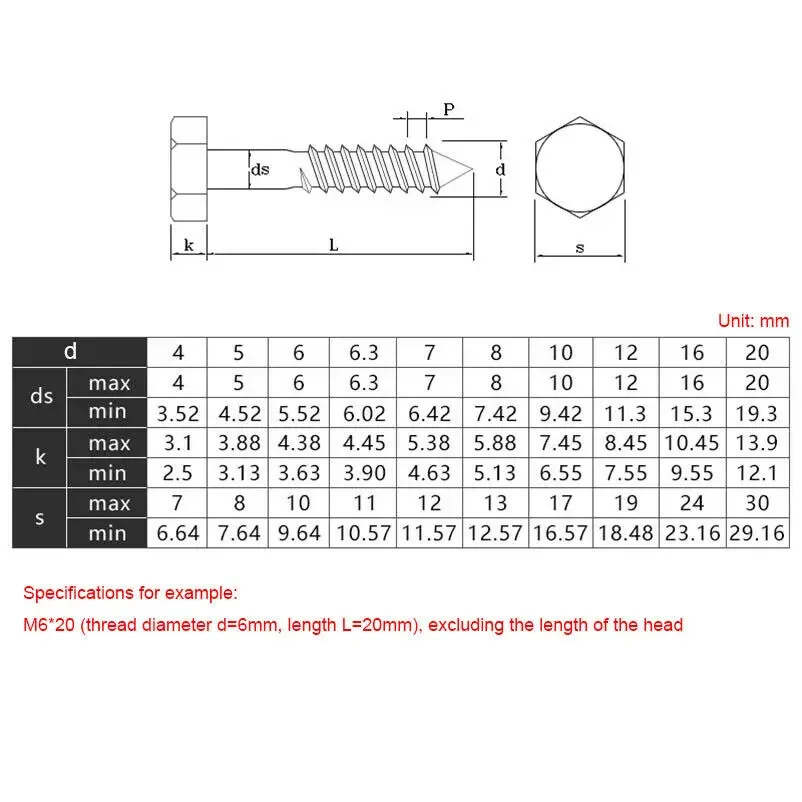 Din571 Znic Plated Cabon Steel Hexagon Self-tapping Screw - Image 4
