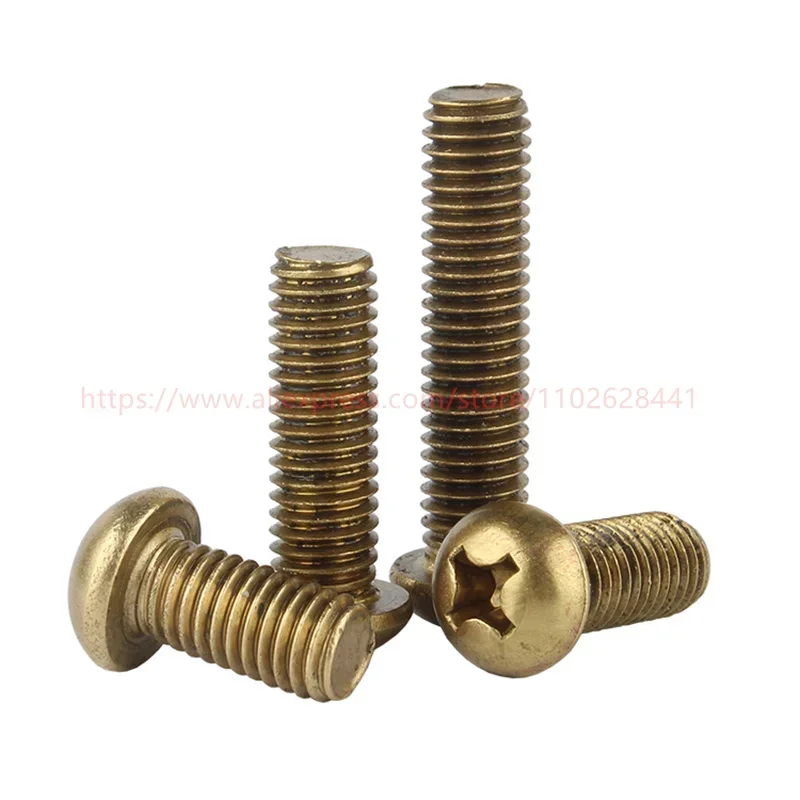 GB818 Brass Phillips Pan Head Screw - Image 2