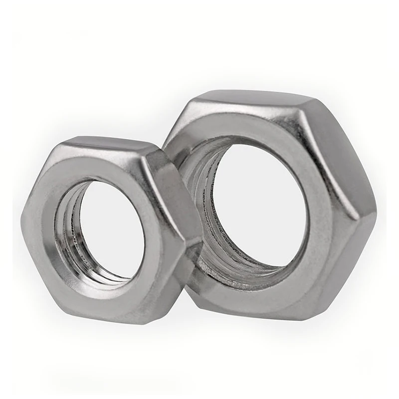 DIN439 304 Stainless Steel Hexagon Thin Jam Nut - Image 6