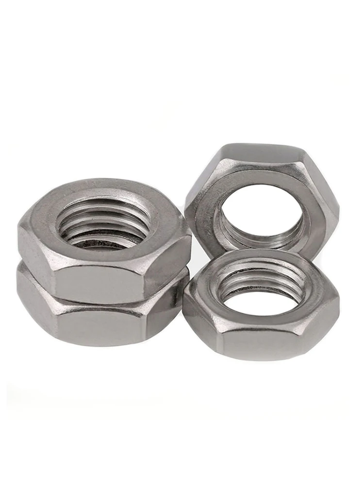 DIN439 304 Stainless Steel Hexagon Thin Jam Nut - Image 7
