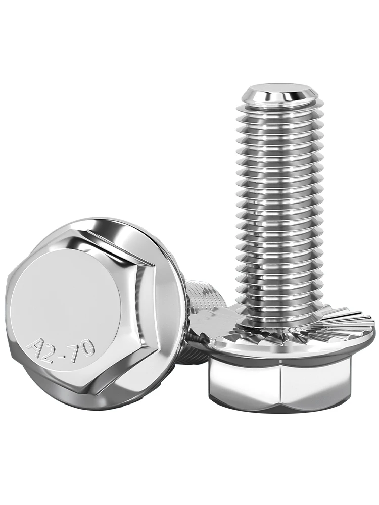 GB5789 304 Stainless Steel Concave Hexagonal Flange Bolt - Image 8