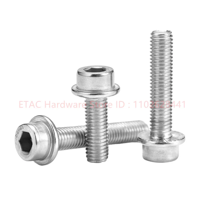 304 Stainless Steel Hex Socket Flange Screw - Image 2
