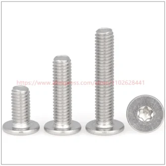 304 Stainless Steel CM Flat Thin Head Torx Screws