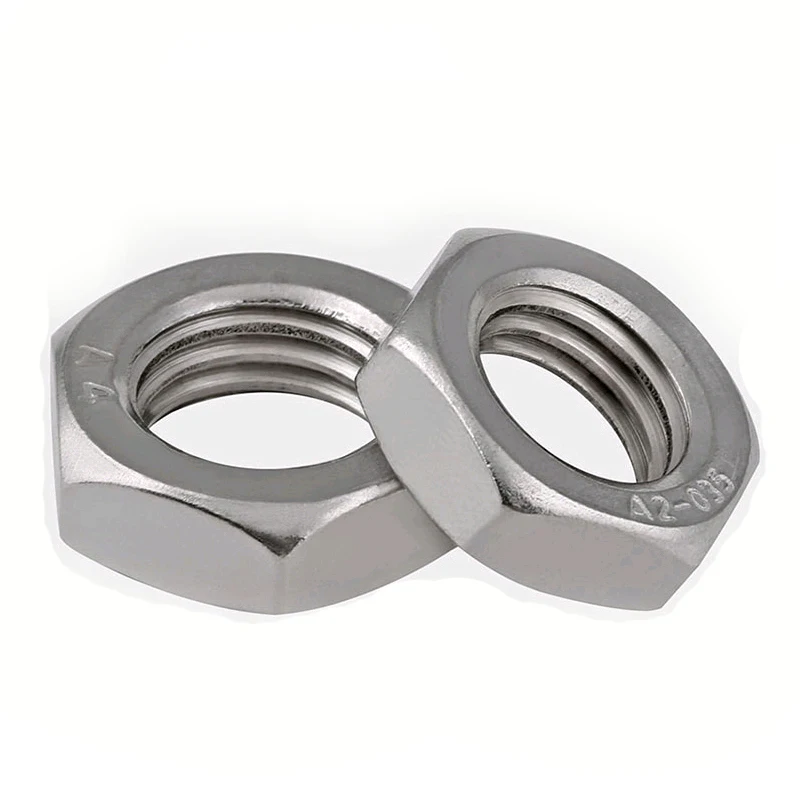 DIN439 304 Stainless Steel Hexagon Thin Jam Nut - Image 4