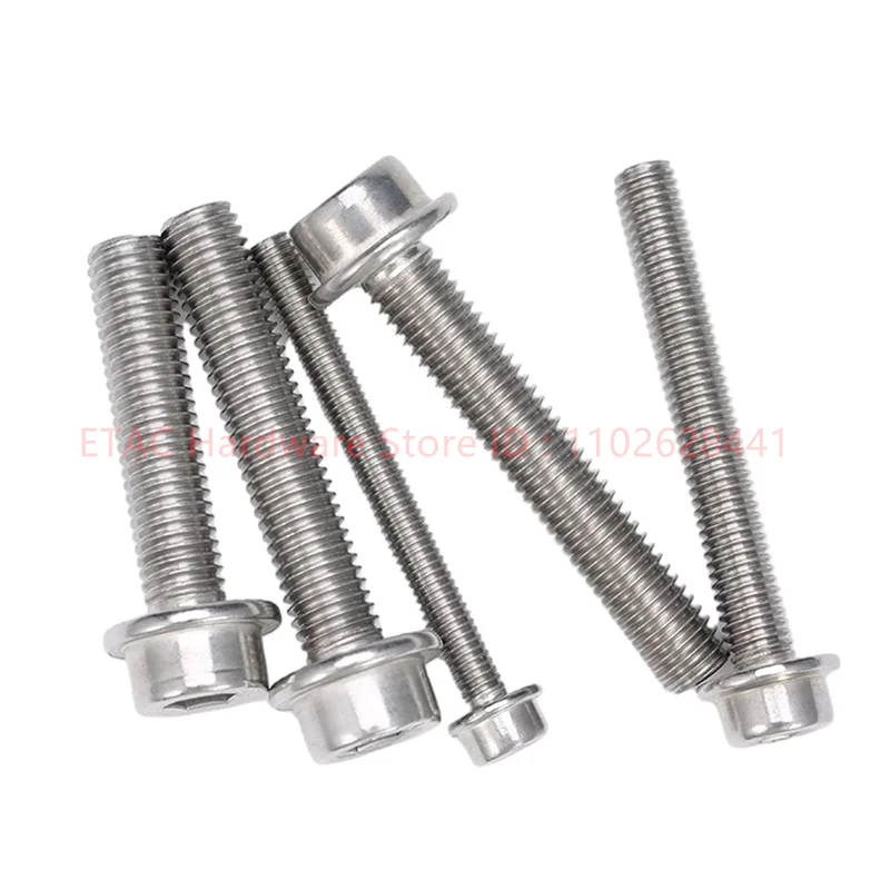304 Stainless Steel Hex Socket Flange Screw - Image 4