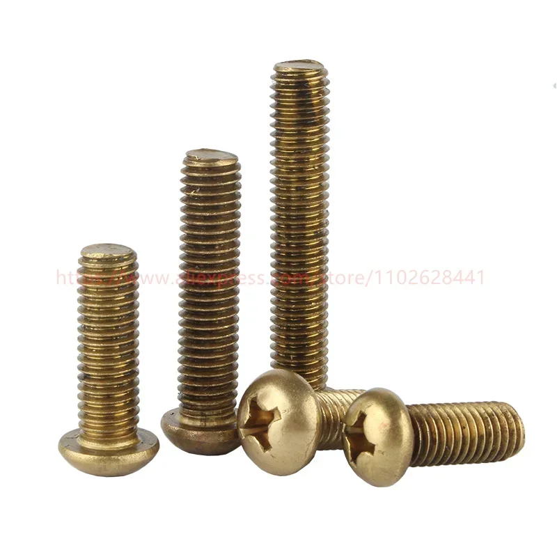 GB818 Brass Phillips Pan Head Screw - Image 4