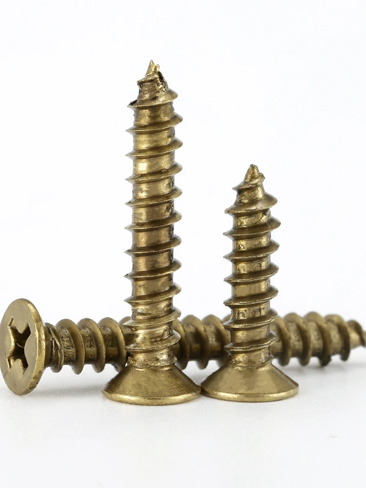 YB846 Brass Countersunk Cross Phillips Self Tapping Screw - Image 7