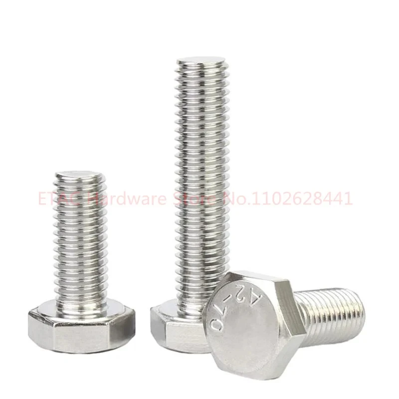 DIN933 304 Stainless Steel Hexagon Bolt - Image 5
