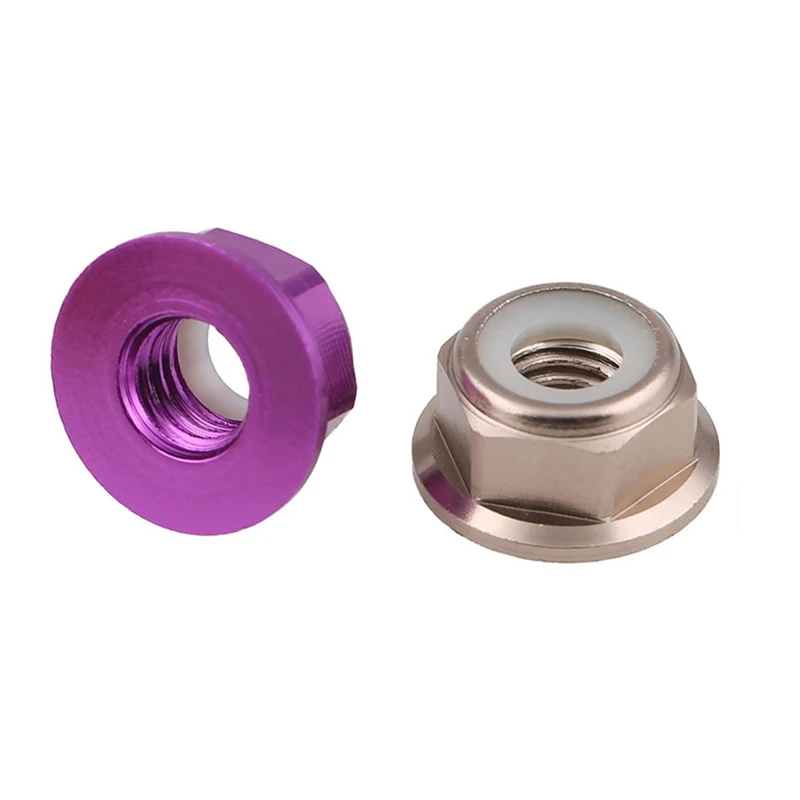 Din6926 Colorful Aluminum Hex Flange Nylon Insert Lock Nut - Image 5