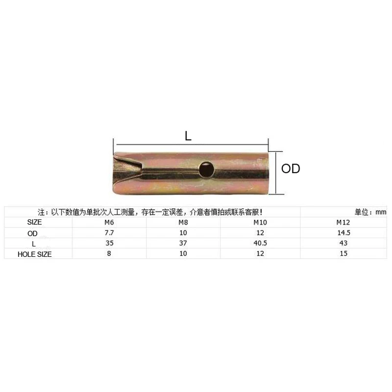 Cabon Steel Expansion Headshot Screw Rod - Image 6