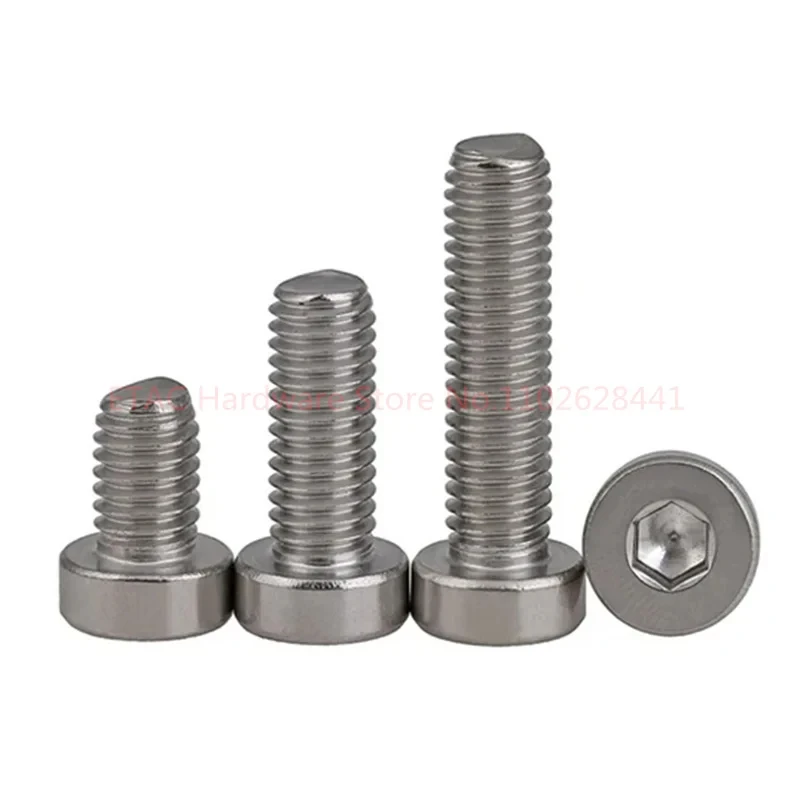 DIN7984 304 Stainless Steel Hex Hexagon Socket Thin Head Allen Screw - Image 4