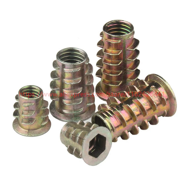 Zinc Alloy Thread Wood Insert Nut - Image 4