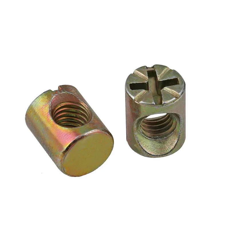 Slot/Cross Dowel Phillips Horizontal Hole Nut Hammer Embedded Nut - Image 7