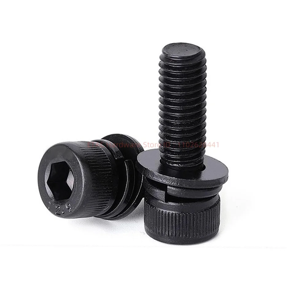 Din912 12.9 Grade Cabon Steel Allen Screw Washer Set