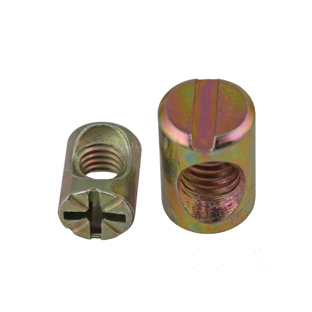 Slot/Cross Dowel Phillips Horizontal Hole Nut Hammer Embedded Nut - Image 4