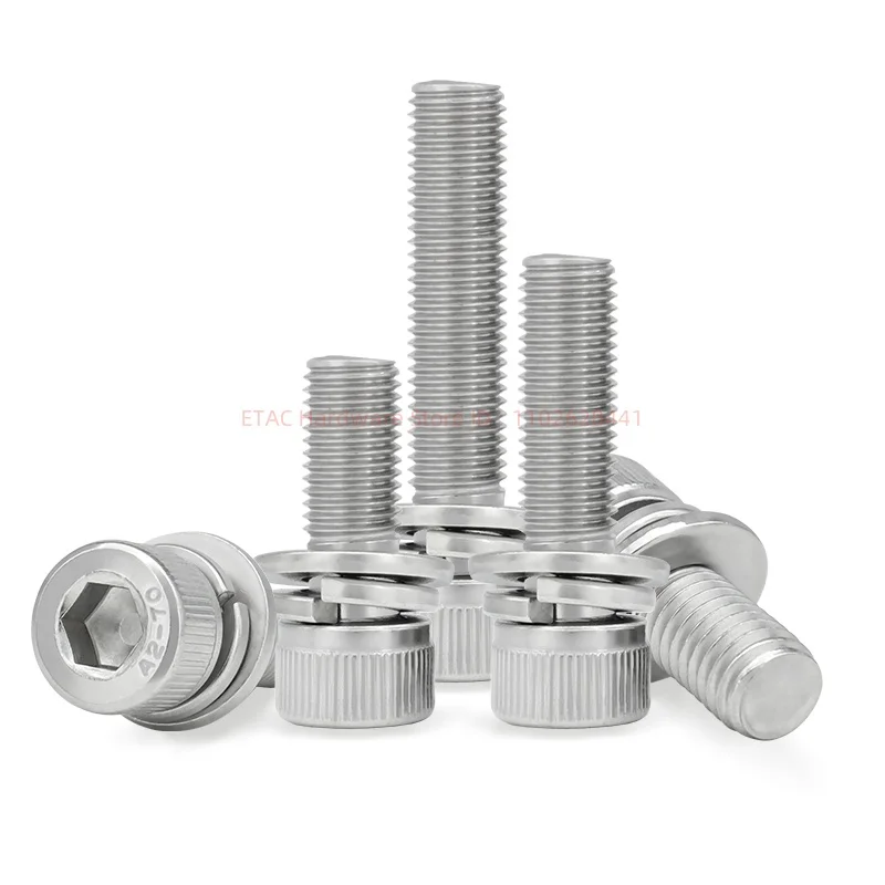 Din912 304 Stainless Steel Hexagon Screws Gasket Set - Image 5