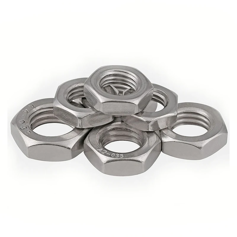 DIN439 304 Stainless Steel Hexagon Thin Jam Nut - Image 5