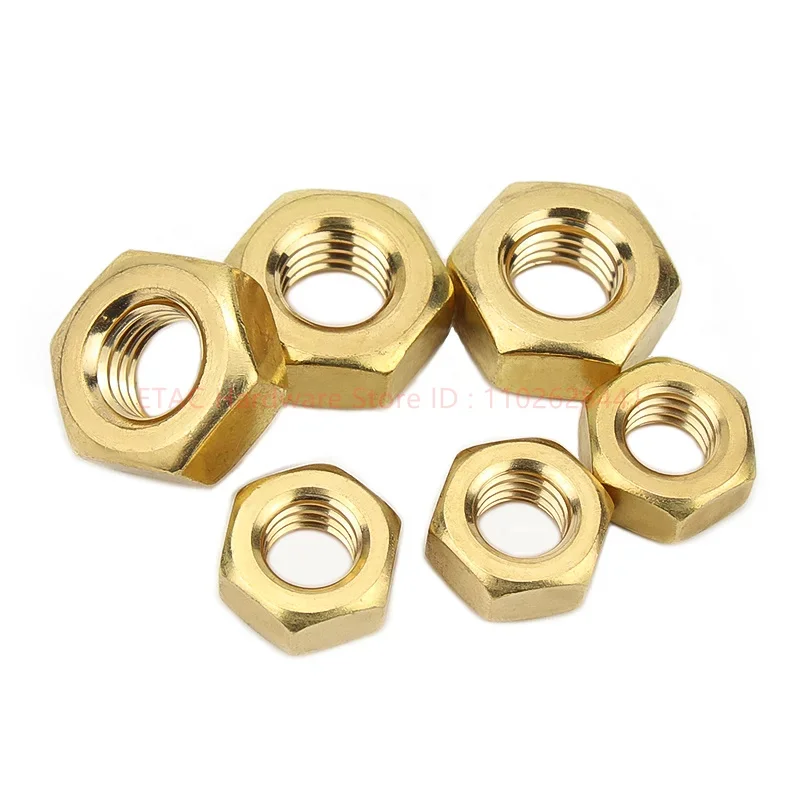 DIN934 Brass Hex Hexagon Nut - Image 5