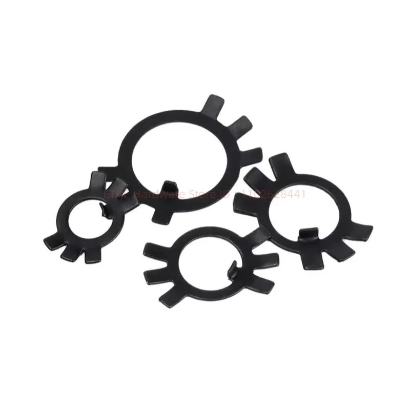 GB858 Black Carbon Steel Lock Washer - Image 3