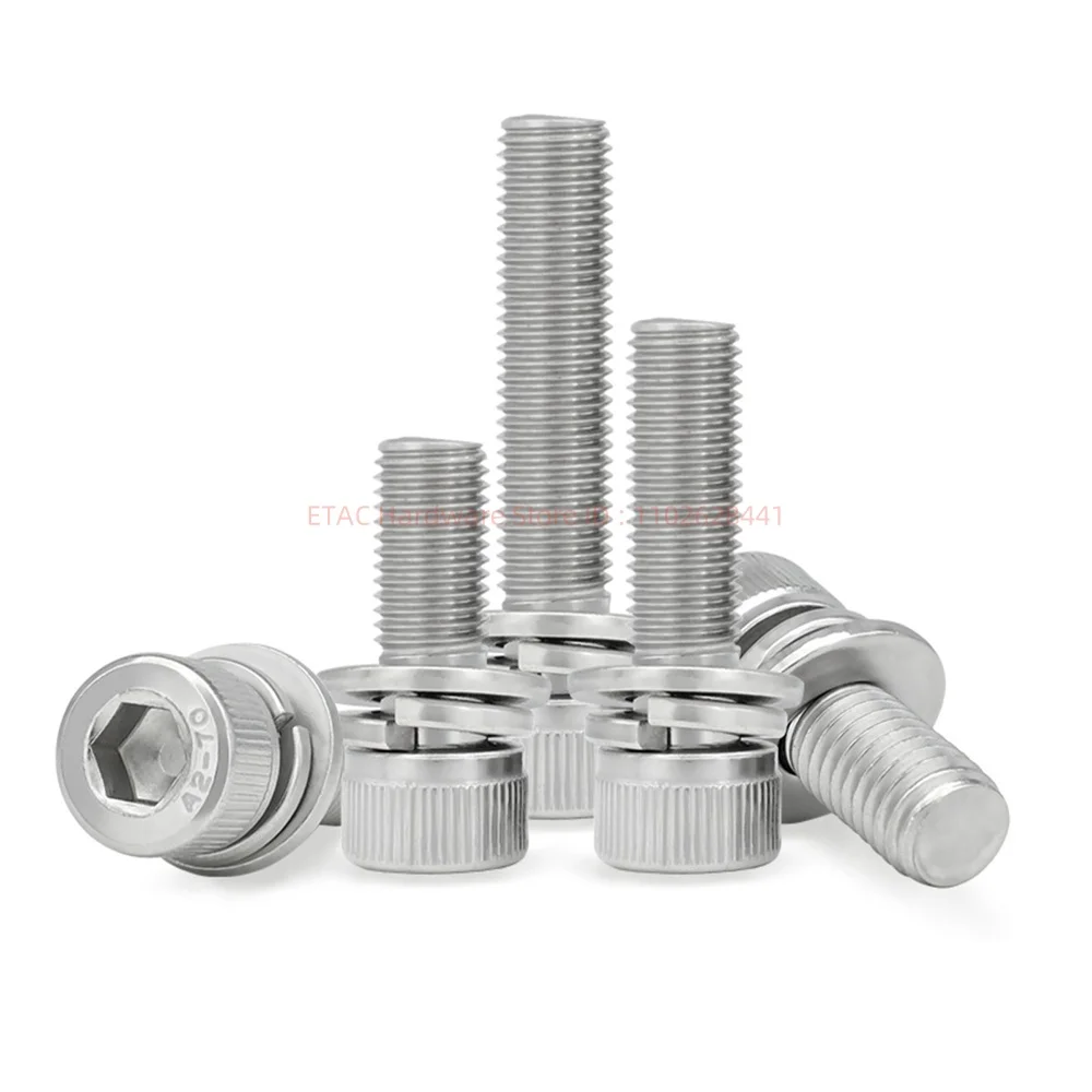 Din912 304 Stainless Steel Hexagon Screws Gasket Set - Image 4