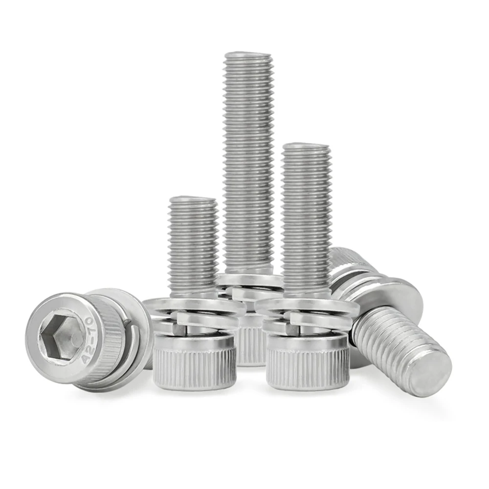 Din912 304 Stainless Steel Hexagon Screws Gasket Set - Image 7