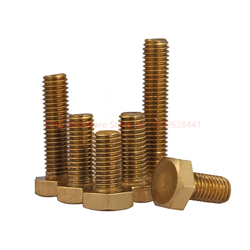 DIN933 Copper Hexagonal Bolt - Image 5