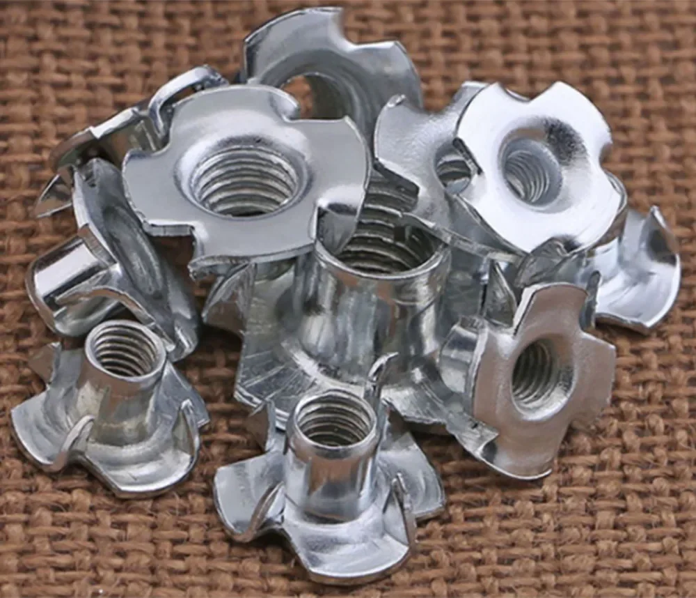 Zinc Plated Four Claws T Nut