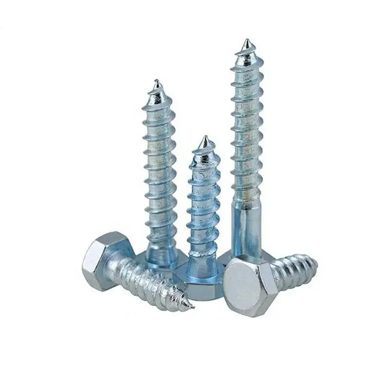 Din571 Znic Plated Cabon Steel Hexagon Self-tapping Screw - Image 3