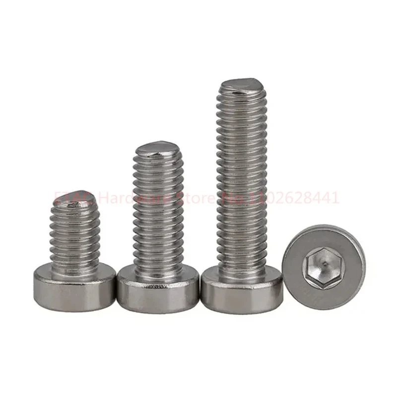 DIN7984 304 Stainless Steel Hex Hexagon Socket Thin Head Allen Screw - Image 2