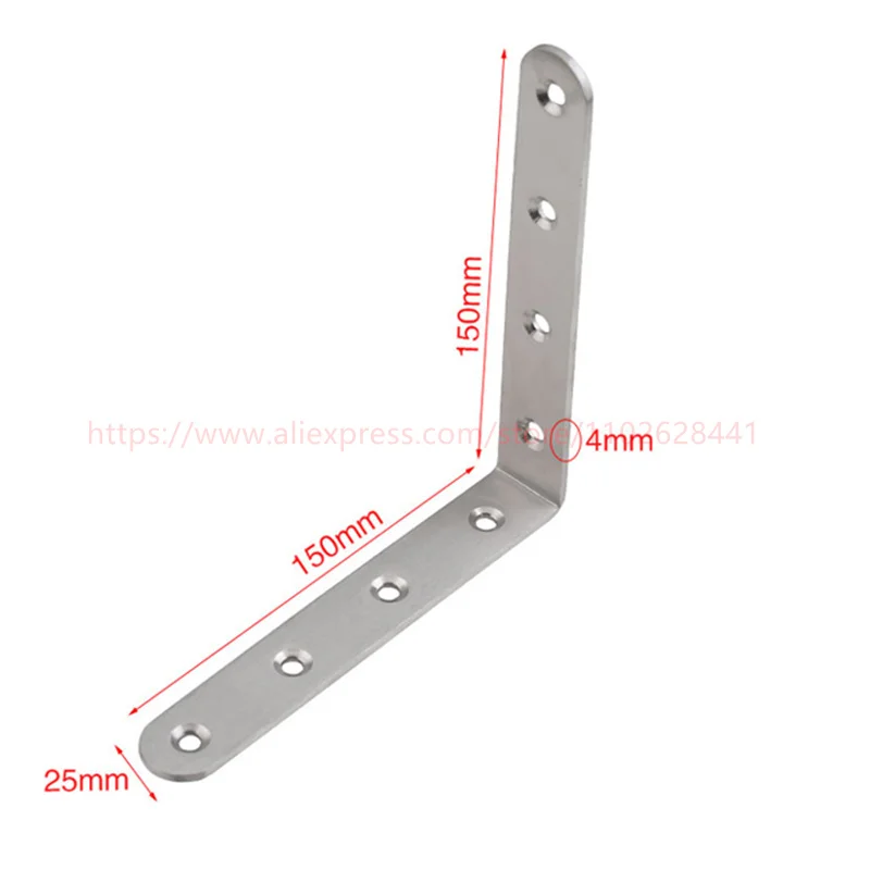 304 Stainless Steel Bracket Corner Brace - Image 3