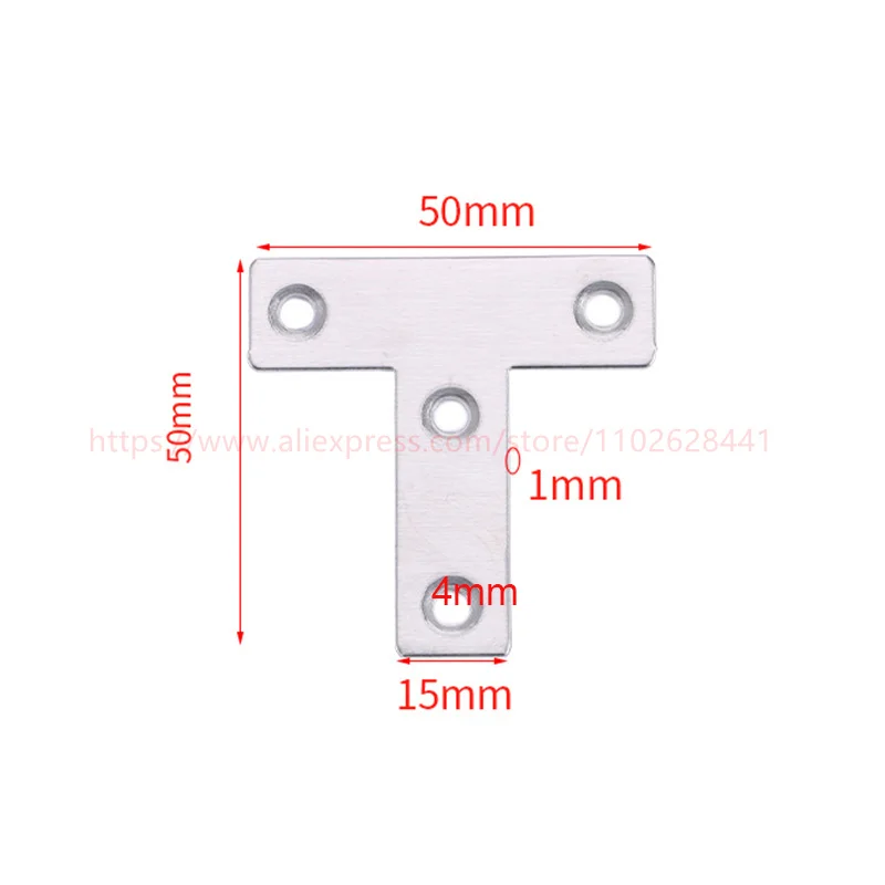 304 Stainless Steel T Type Corner Bracket - Image 5