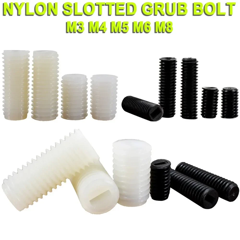 GB73 DIN551 Nylon Slotted Set Screw - Image 4