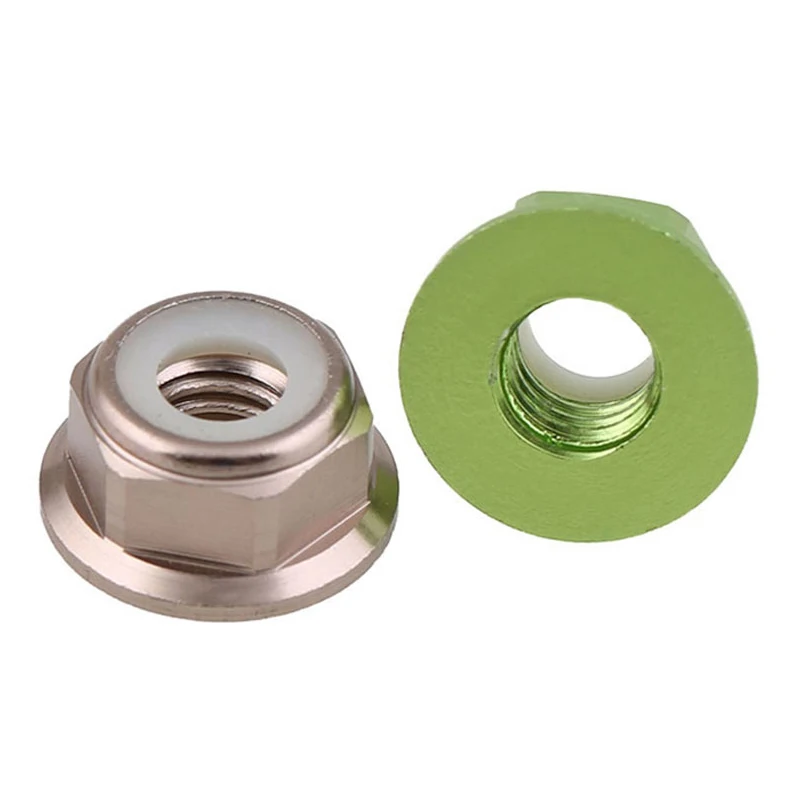 Anodized Colourful Aluminum Flange Nylon Lock Nut - Image 4