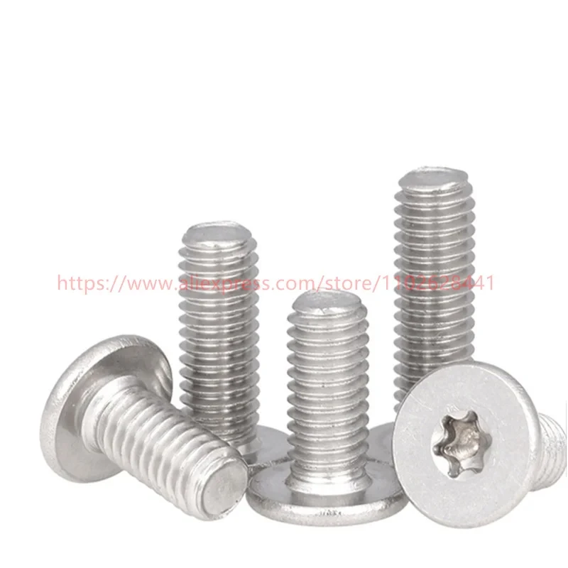 304 Stainless Steel CM Flat Thin Head Torx Screws - Image 3