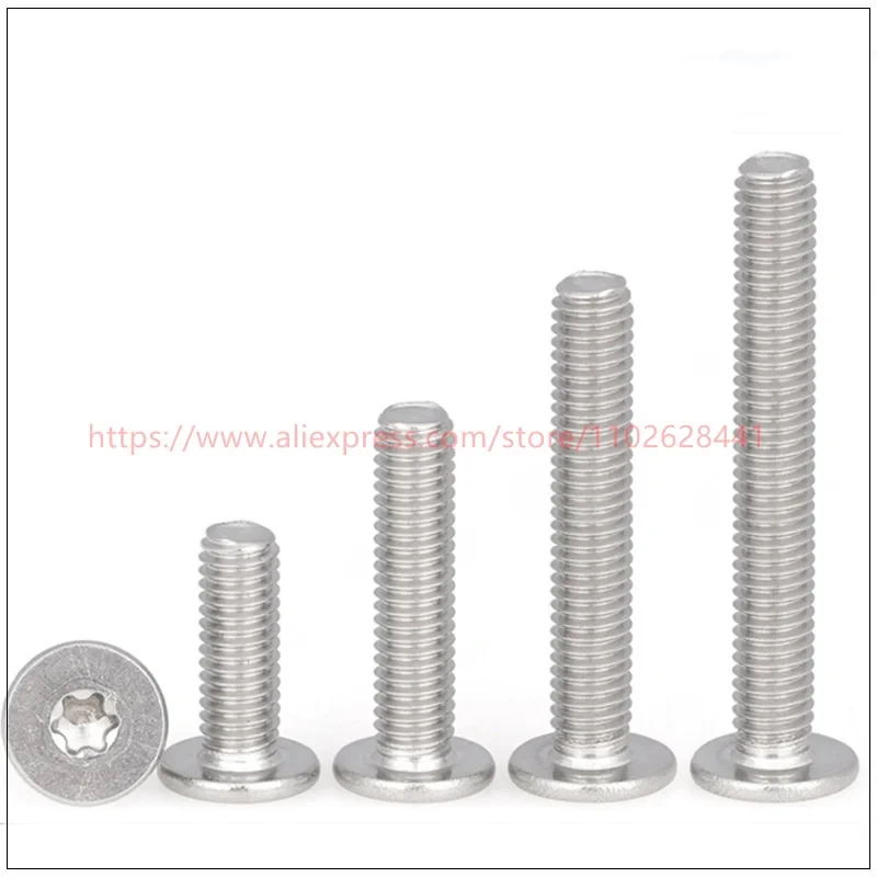 304 Stainless Steel CM Flat Thin Head Torx Screws - Image 4