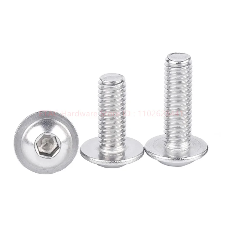 ISO7380 304 Stainless Steel Polished QCTI Screw - Image 3