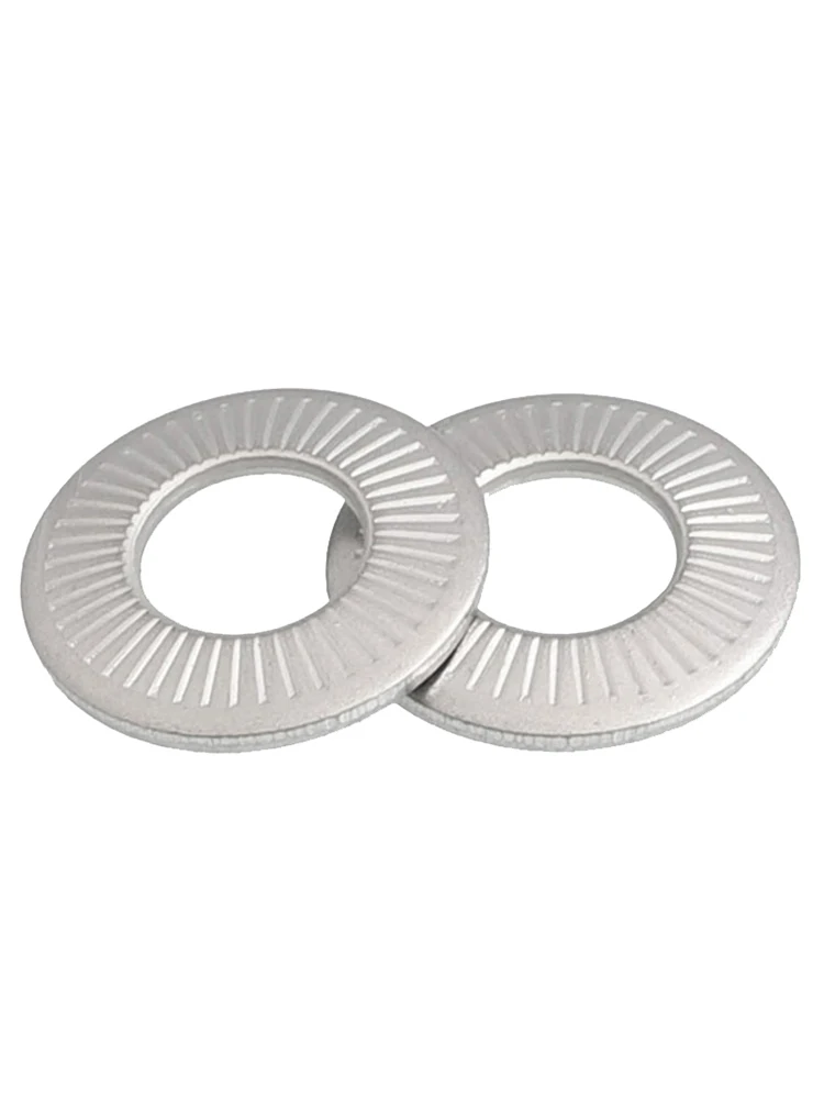 NFE25-511 304 Stainless Steel Disc Spring Serrated Lock Washer - Image 8