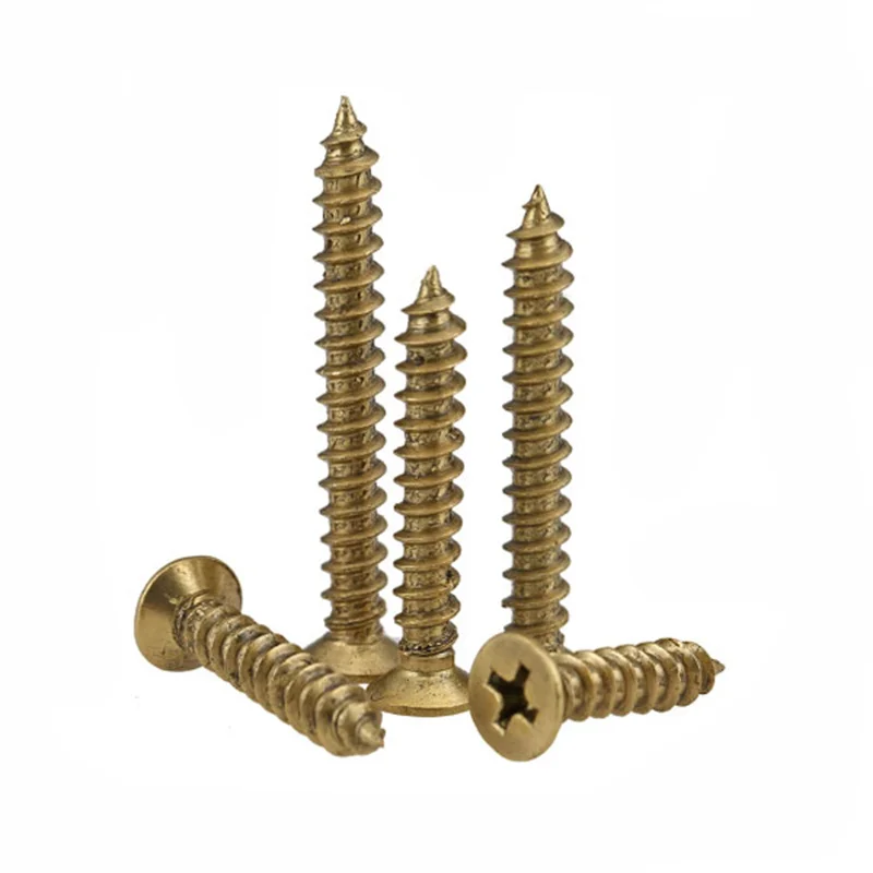 YB846 Brass Countersunk Cross Phillips Self Tapping Screw - Image 6