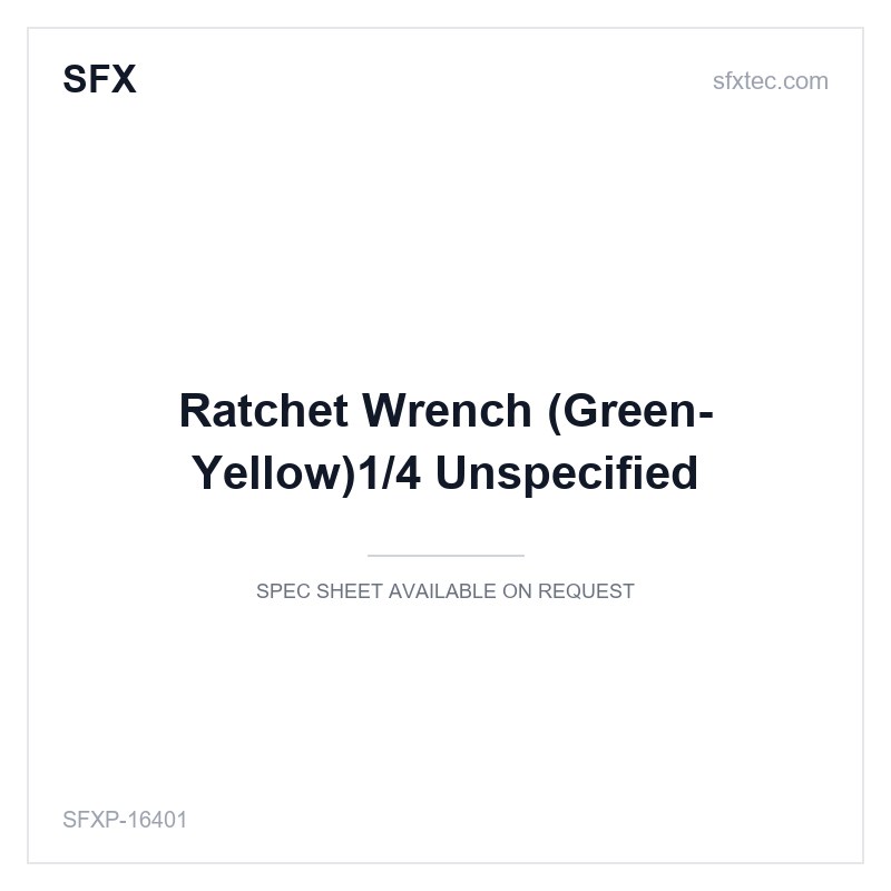 Ratchet Wrench (Green-Yellow)1/4 Unspecified