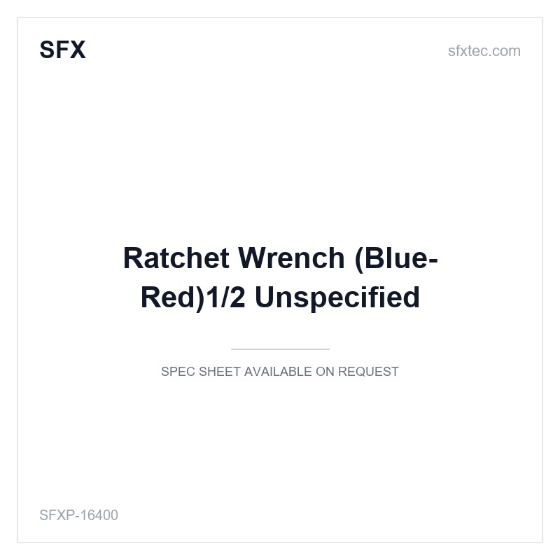 Ratchet Wrench (Blue-Red)1/2 Unspecified