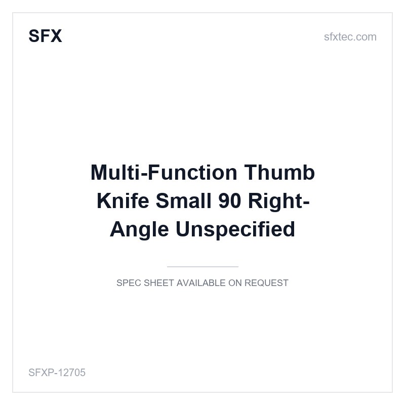 Multi-Function Thumb Knife Small 90° Right-Angle Unspecified
