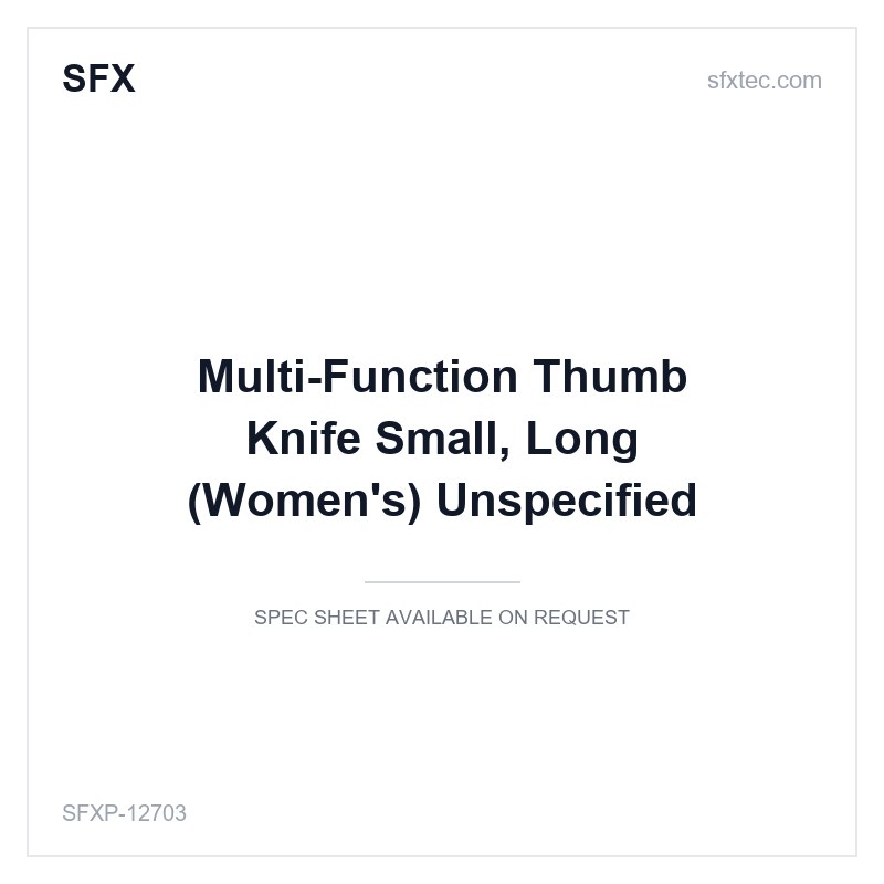 Multi-Function Thumb Knife Small, Long (Women's) Unspecified