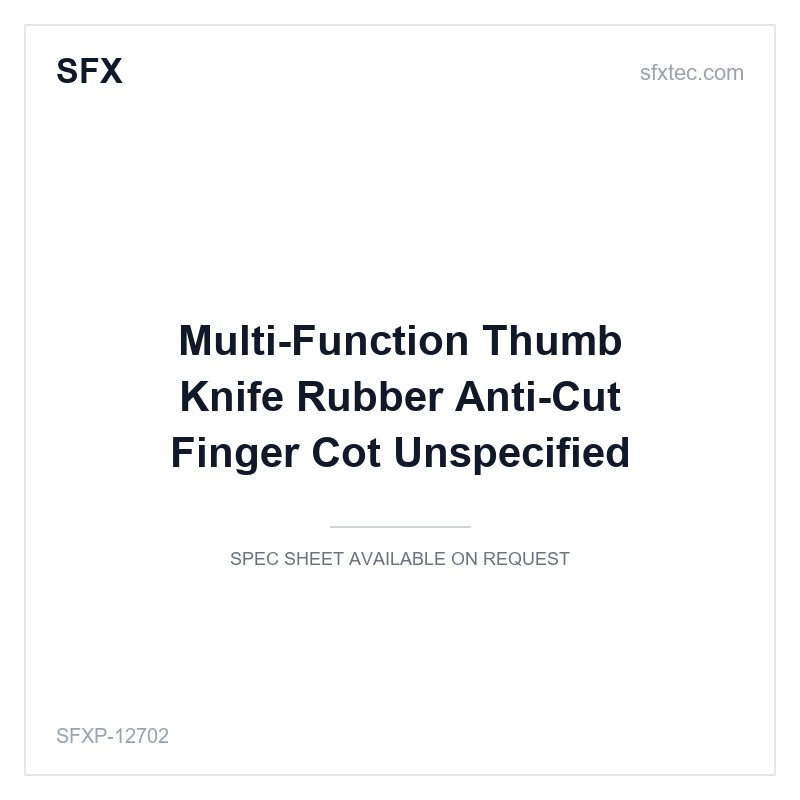 Multi-Function Thumb Knife Rubber Anti-Cut Finger Cot Unspecified