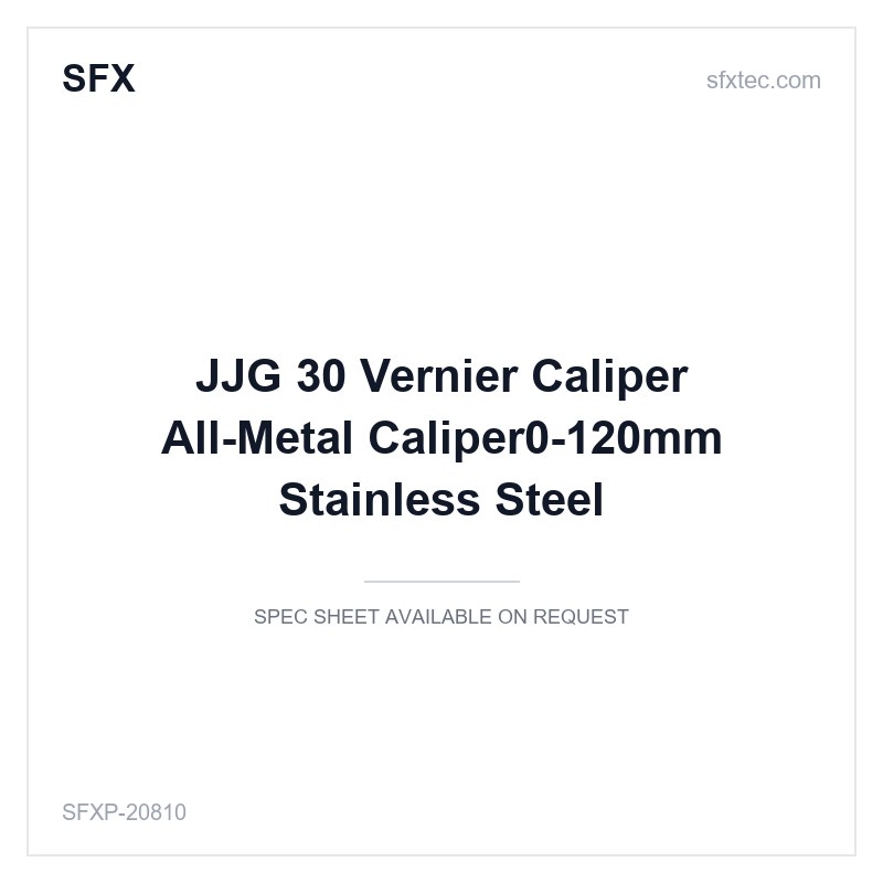 JJG 30 Vernier Caliper All-Metal Caliper0-120mm Stainless Steel