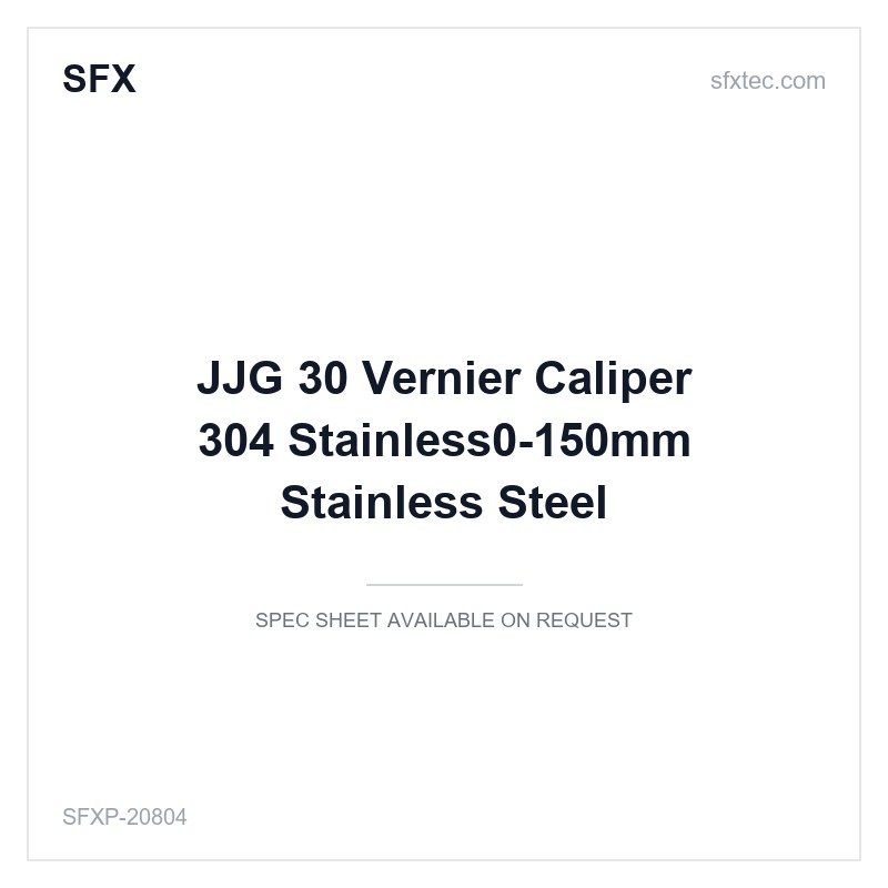 JJG 30 Vernier Caliper 304 Stainless0-150mm Stainless Steel